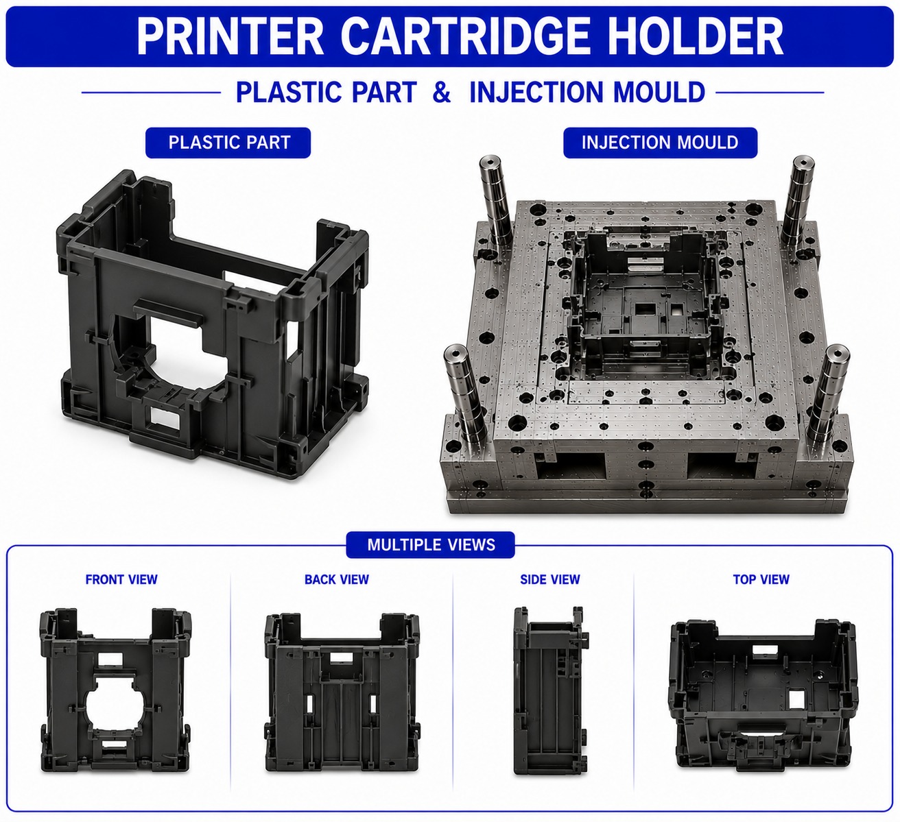 Printer Plastic Cartridge Holder